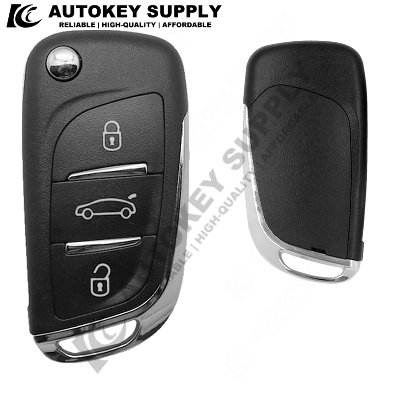 

Modified Flip Key Shell CE0523 CE0536 ForCitroen C2 C4 Berlingo Xsara Picasso ForPeugeot 306 407 807 Partner VA2/HU83 Blade