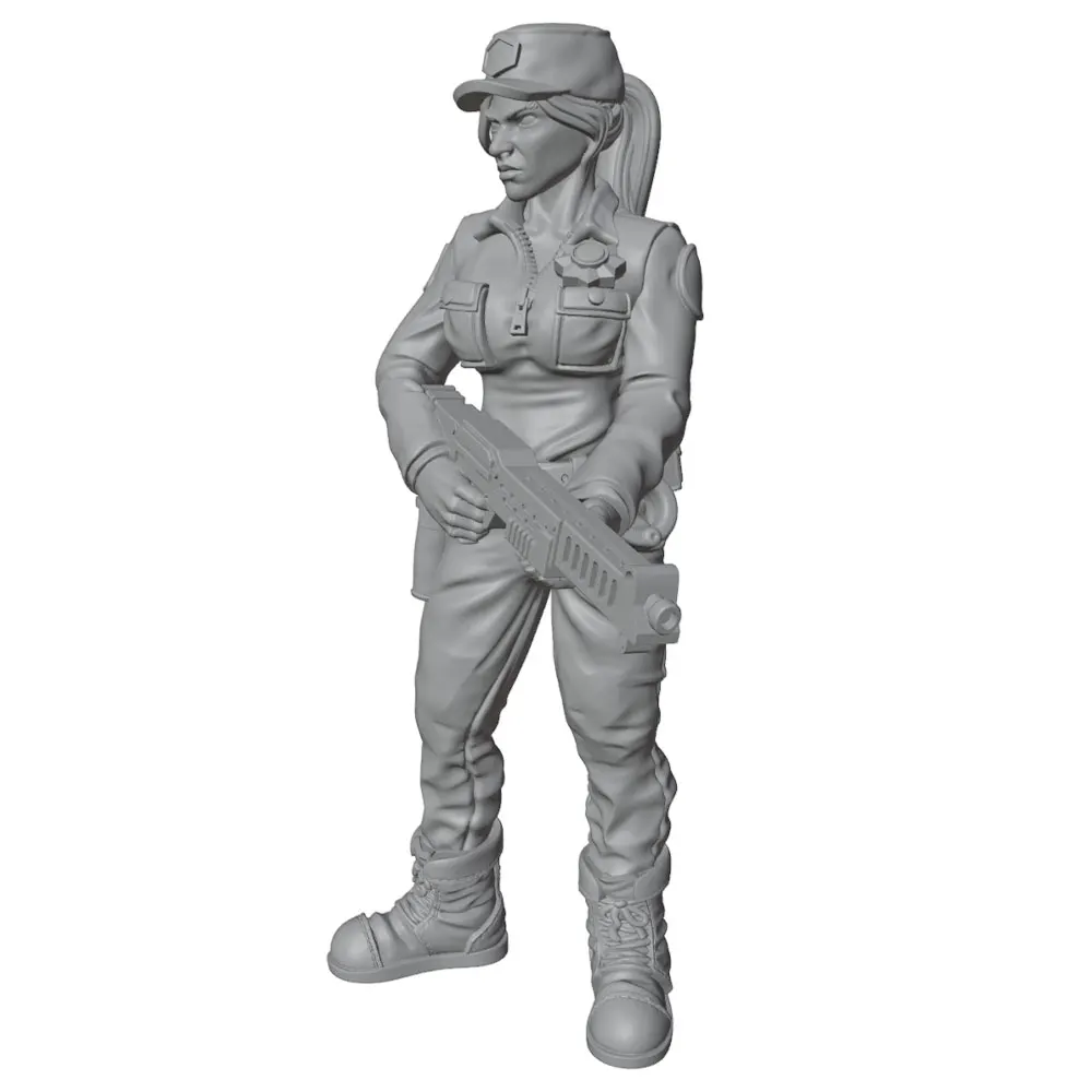 1/24/18 scale resin figurine character model, high-fidelity model action figure, not painted, perfect for gaming and collection