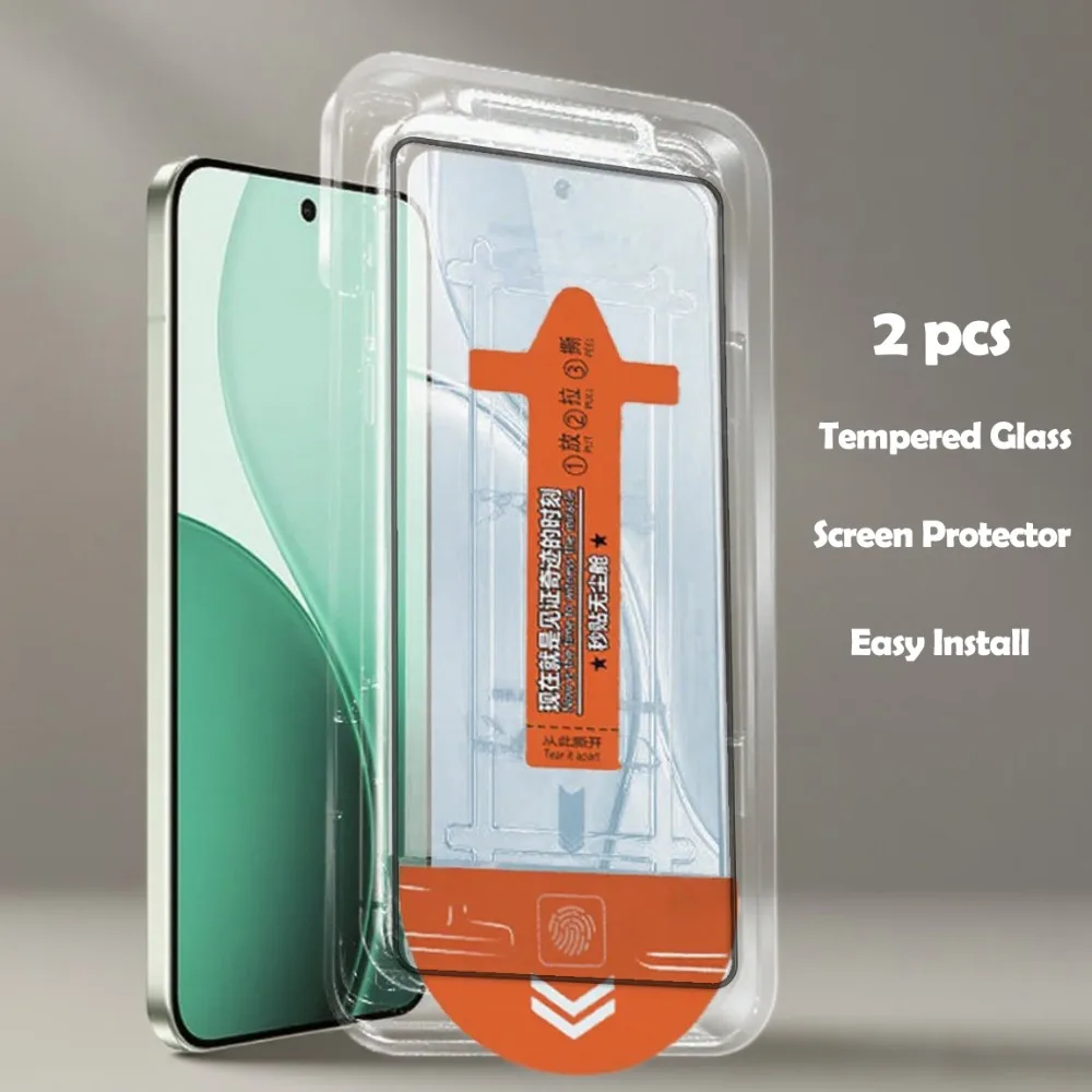 

2pcs Dust Free Tempered Glass for Realme C75 C75x C73 C71 C61 C51 C51S Screen Protector