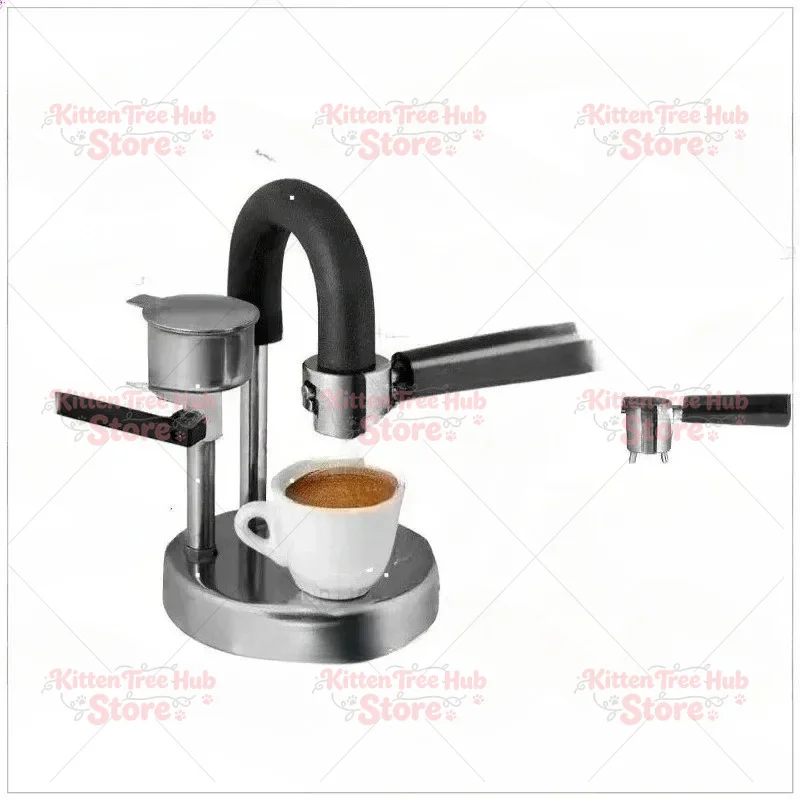 Family Open Air Office Italian Coffee Pot Stainless Steel Manual Coffee Machine