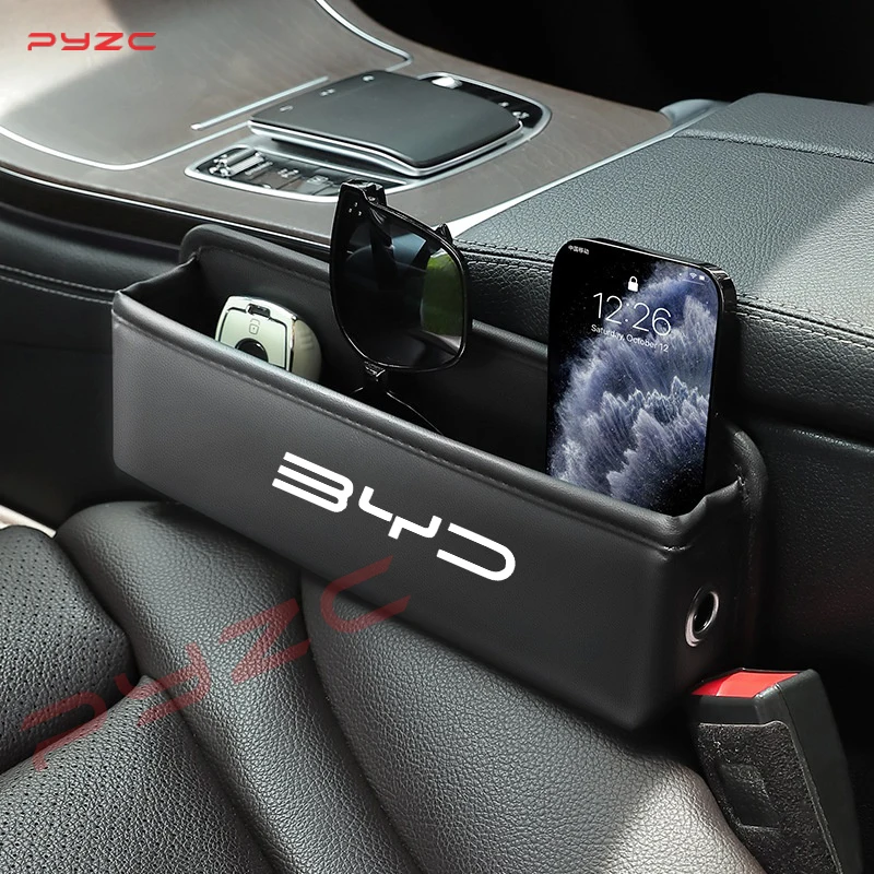 Multifunctional Car Seat Side Gap Filler Storage Pocket Big Capacity Box For BYD M6 G3 G5 T3 13 F3 F0 S6 S7 E5 E6 L3 Tang Yuan