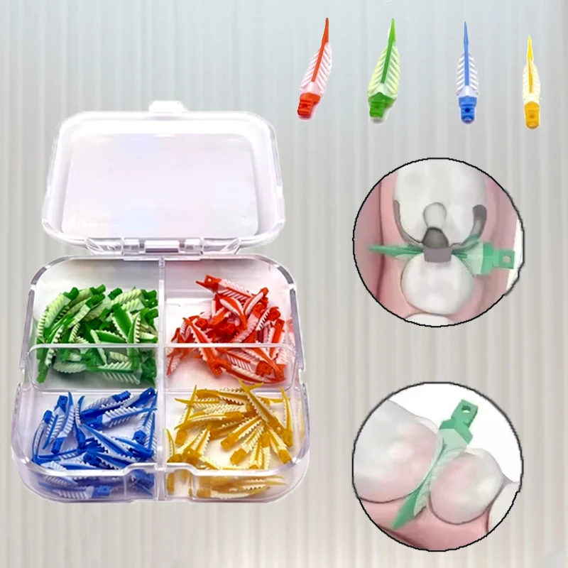 

Dental Soft Cervical Wedges Matrix System for Composite Restoration Endodontics, Disposable Strata Wedges for Tooth Gap