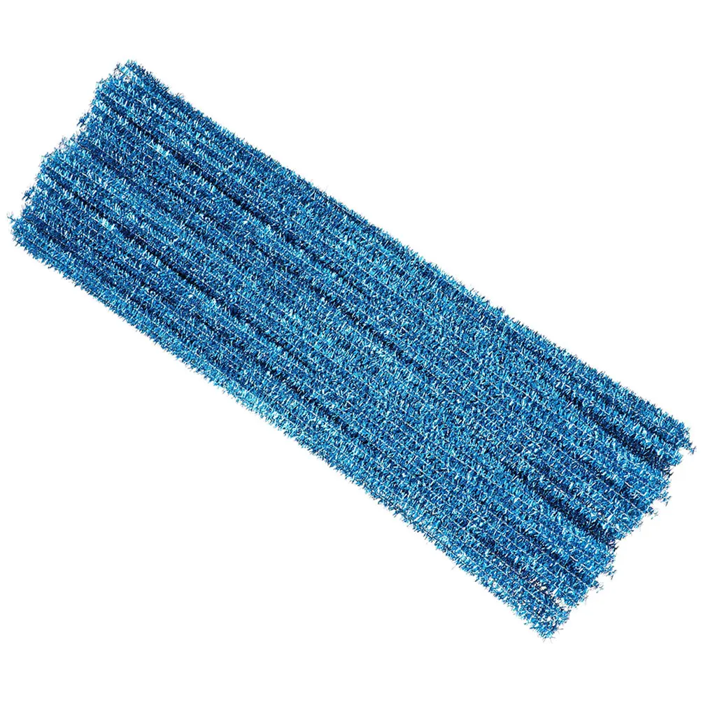 

100pcs Gold Glitter Chenille Stems Diy Craft Supplies Bending Twisting Sticks For Arts Crafts Making Material Bulk Rainbow