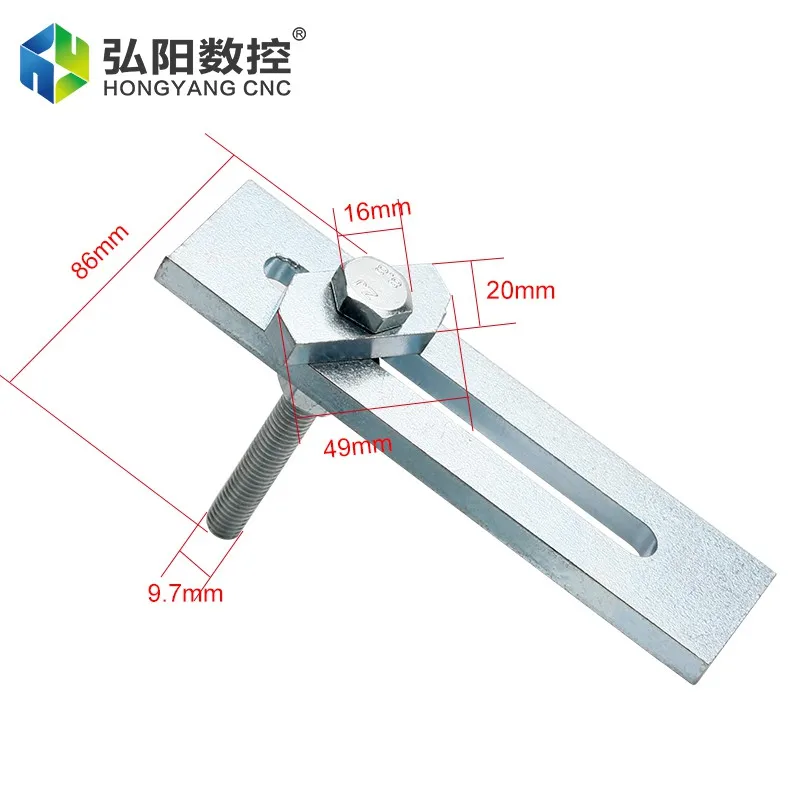 T Type Guide Rail Fixture 40*150mm Stainless Steel Platen CNC Milling Engraving Machine Stone Platen Fixed Table Splint
