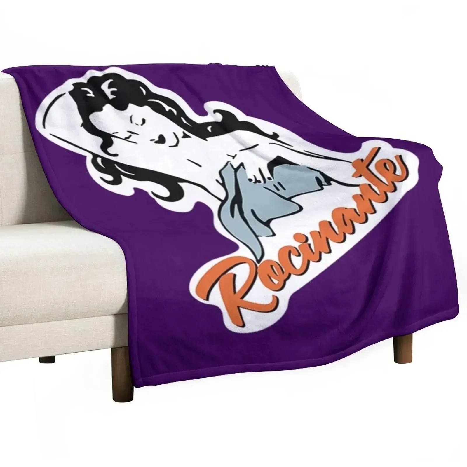 expanse rocinante logo Throw Blanket Retros Plush Decorative Beds Vintage Blankets