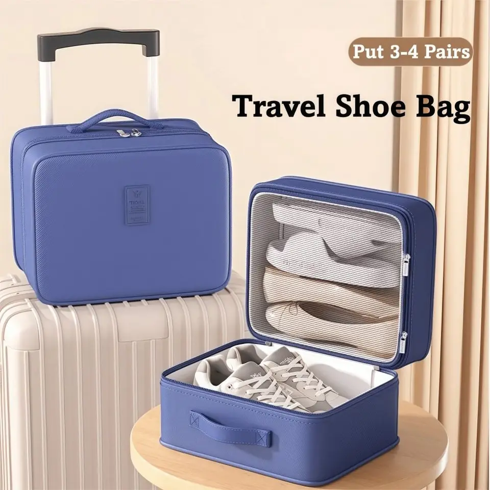 Stoura multi-layer travel shoe storage box