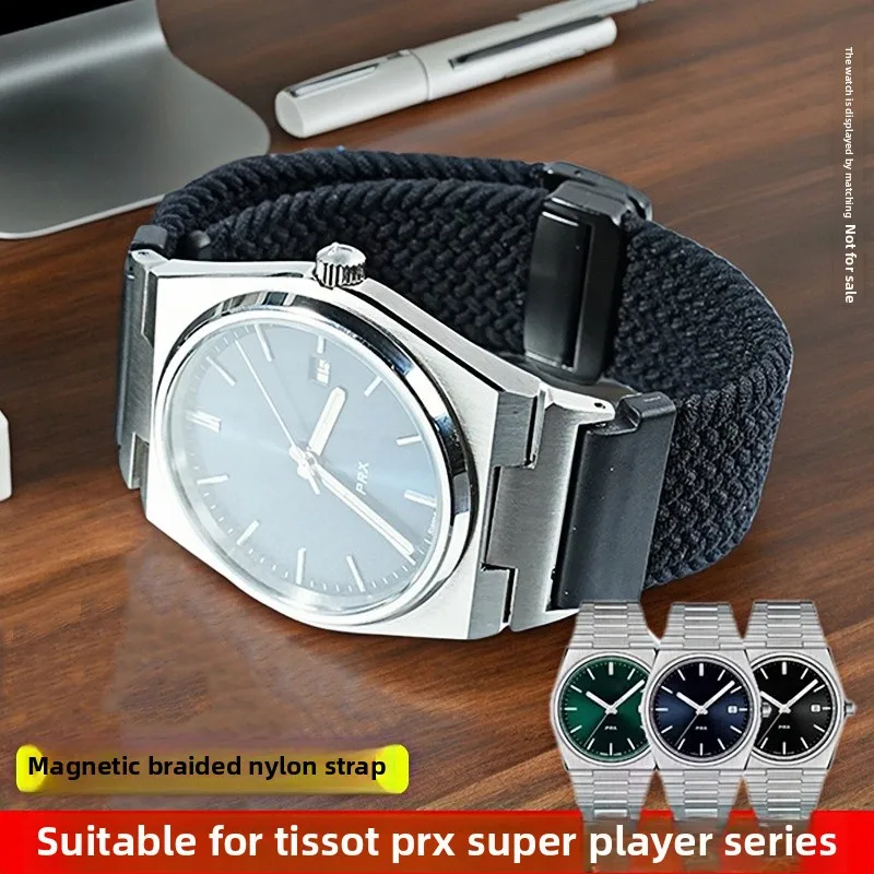Modifikation Schnell fit magnetische nylon armband Für Tissot 1853 PRX Super Player T137407A 410A armband Armband Zubehör