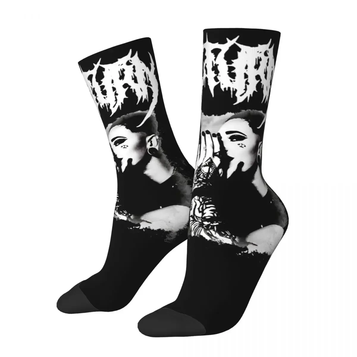 Vintage Judgement Day Rhea Ripley Design Theme All Season Socks Accessories for Women Flexible Dress Socks