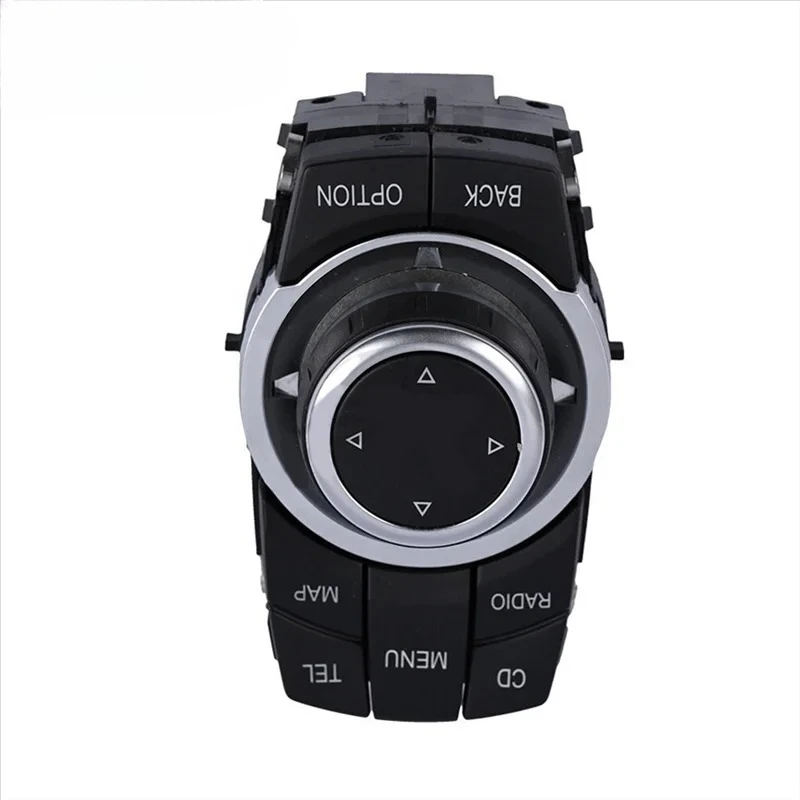 Central Console Controller 4Pin Media Switch Joystick For BMW 1 3 5 6 X1 X5 X6- Model Numbers 65829231116 6582-9231116