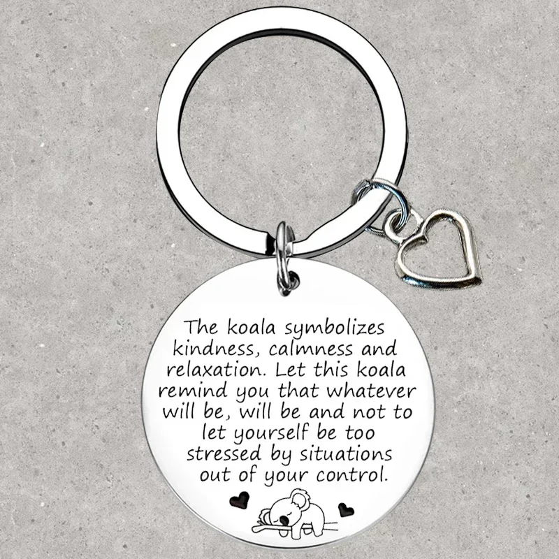 Hot Koala Bear Appreciation Keychain Best FriendKey Rings Sister Daughter Granddaughter birthday gift