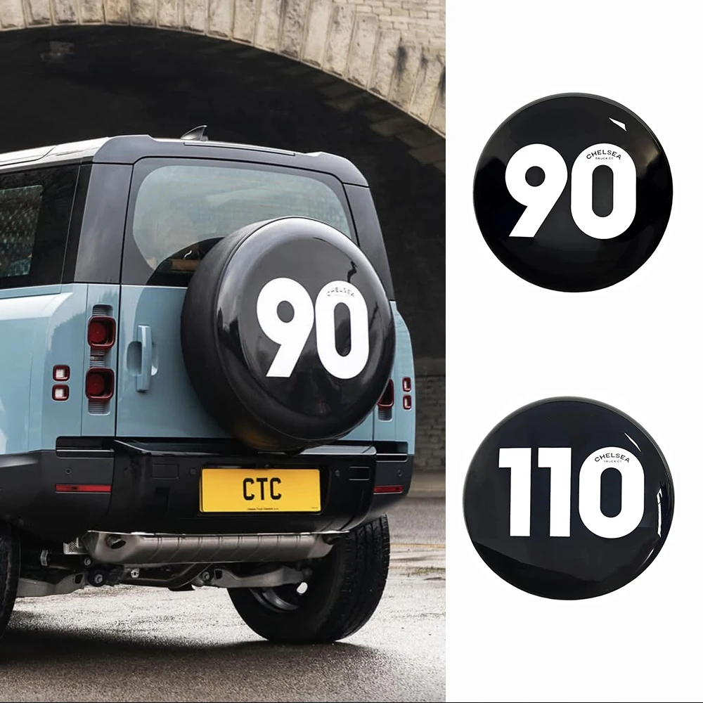 

KHAN Style Spare Tire Wheel Cover For Land Rover Defender L663 90 110 2020 2021 2022 2023 2024 2025