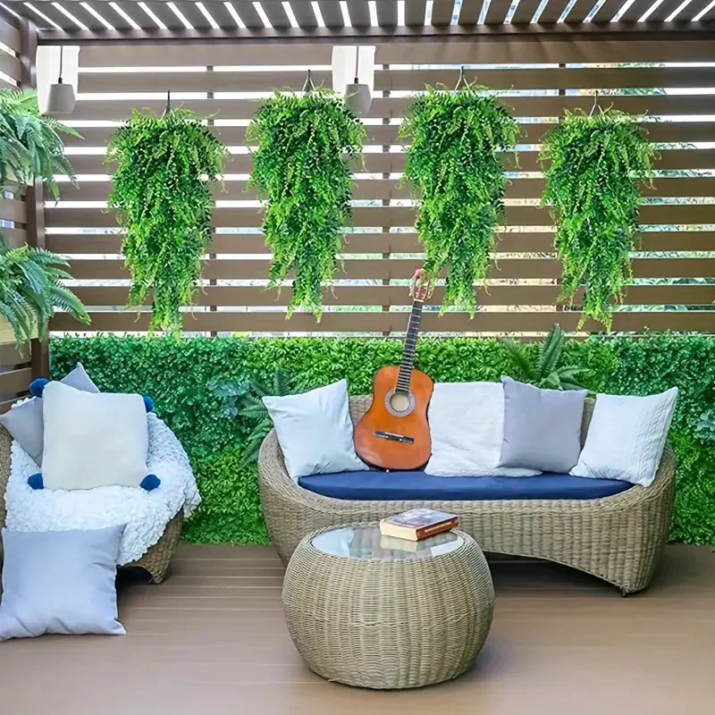 1/3PCS Künstliche Hängende Pflanzen Farn Rebe Gefälschte Grünpflanze für Haus Wand Zimmer Garten Frühling Hochzeit Girlande DIY Hoom Dekore – Detail 10