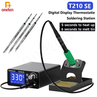 MECHANIC T210 SE Intelligent Digital Display Thermostatic Soldering Station Rapid Heating for C210 Series Soldering Tips Tool