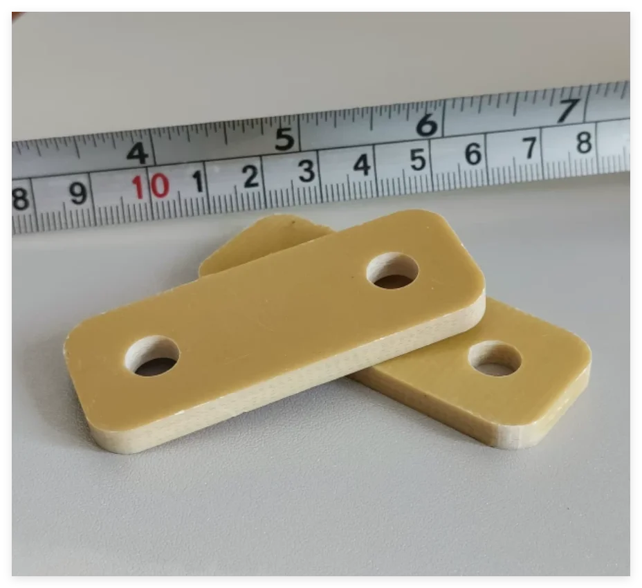 2pcs Insulators (ISOLATOR) Epoxy lnsulation Plate For HF Short Wave Antenna Inverted V dipole End Feed Long Wire view 2