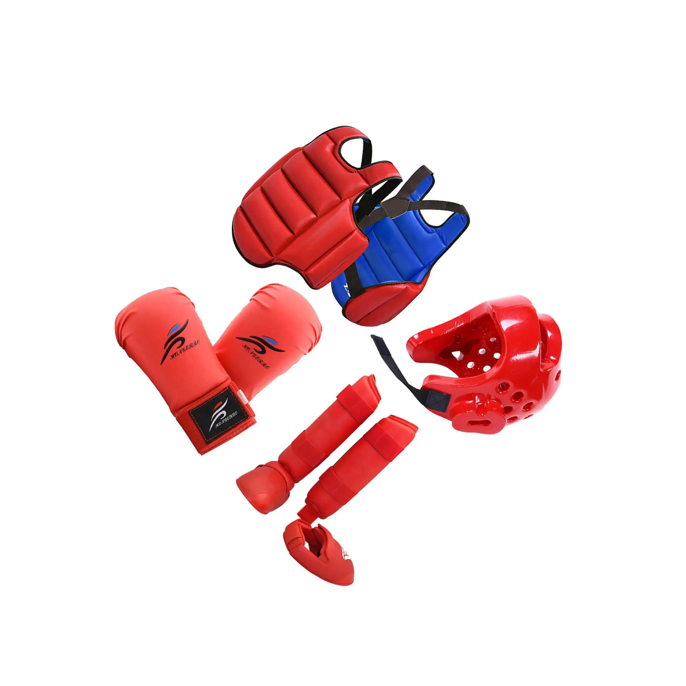 MMA Training Boxing Head Gear Set Complete With Safety Gear Ensures Maximum For Intensive Sparring Gloves