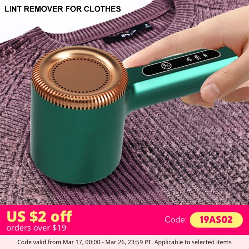 Lint Remover For Clothes Usb Electric Rechargeable Hair Ball Trimmer Fuzz Clothes Sweater Shaver Reels Removal Device