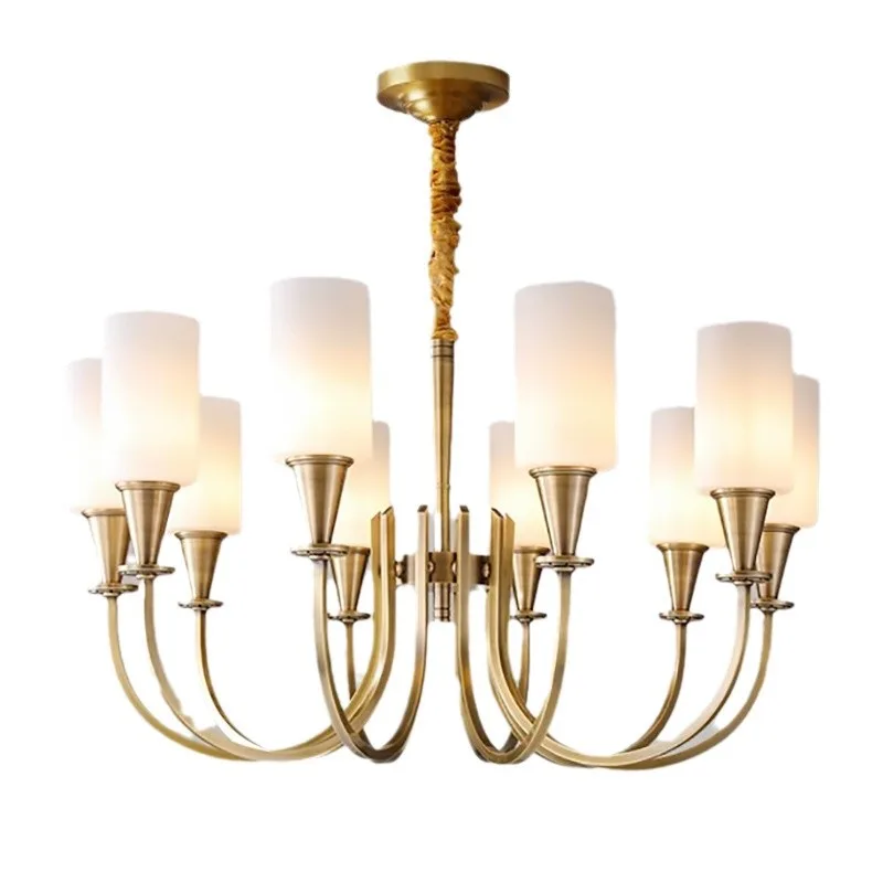 

Living Room Light Simple Modern Bedroom Glass Chandelier Light Luxury Restaurant Country Villa