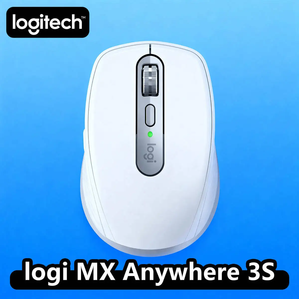 

Logitech MX Anywhere 3S Wireless Mouse, MagSpeed Scroll, Cross-Device Flow, 3-Device, PC (Multi style Logitech mouse)