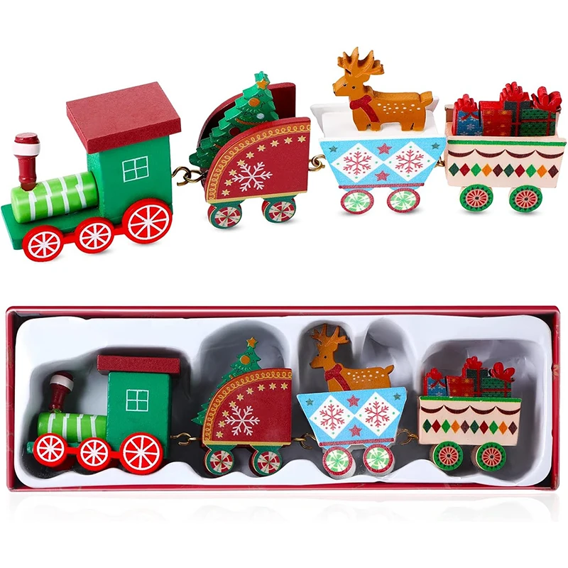 

Christmas Train Merry Christmas Decoration Mini Christmas Tree Reindeer for Home Xmas Navidad Noel Gifts Happy New Year Gifts