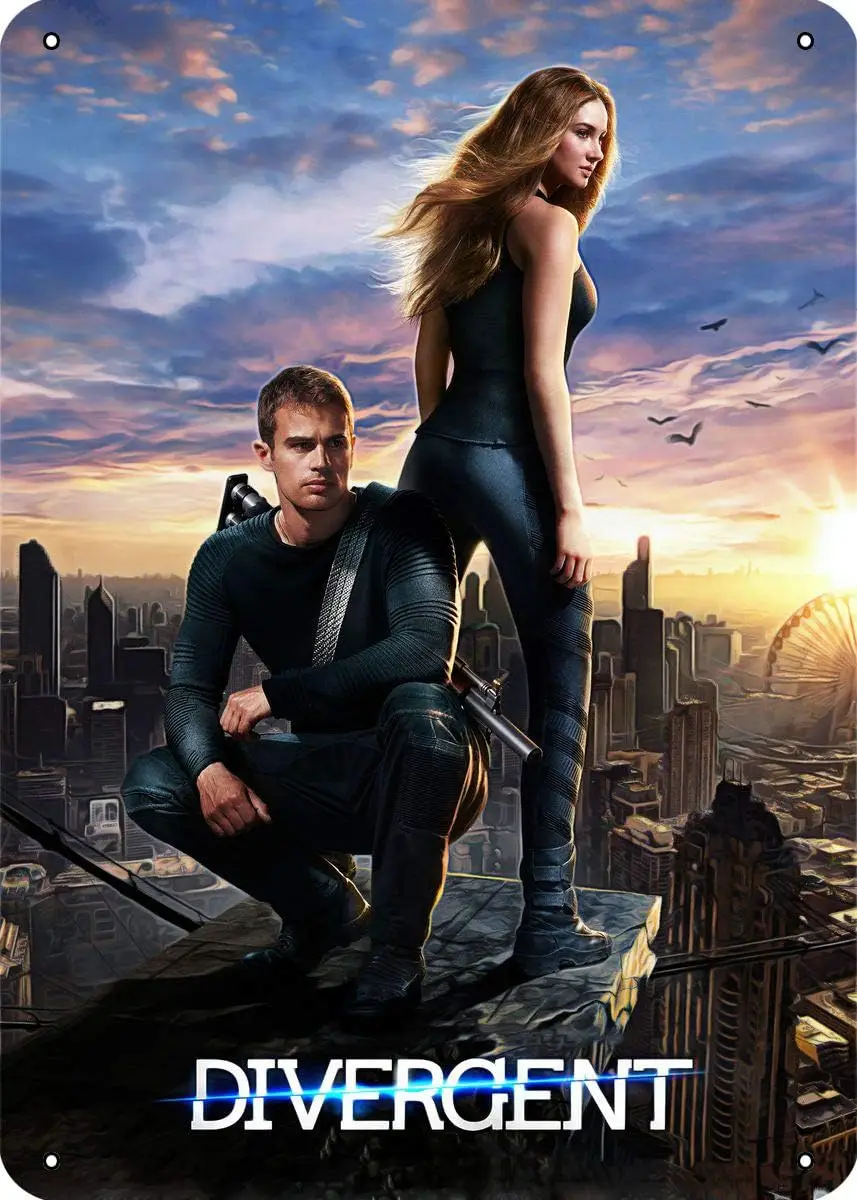 Divergent Movies Metal Tin Sign 12