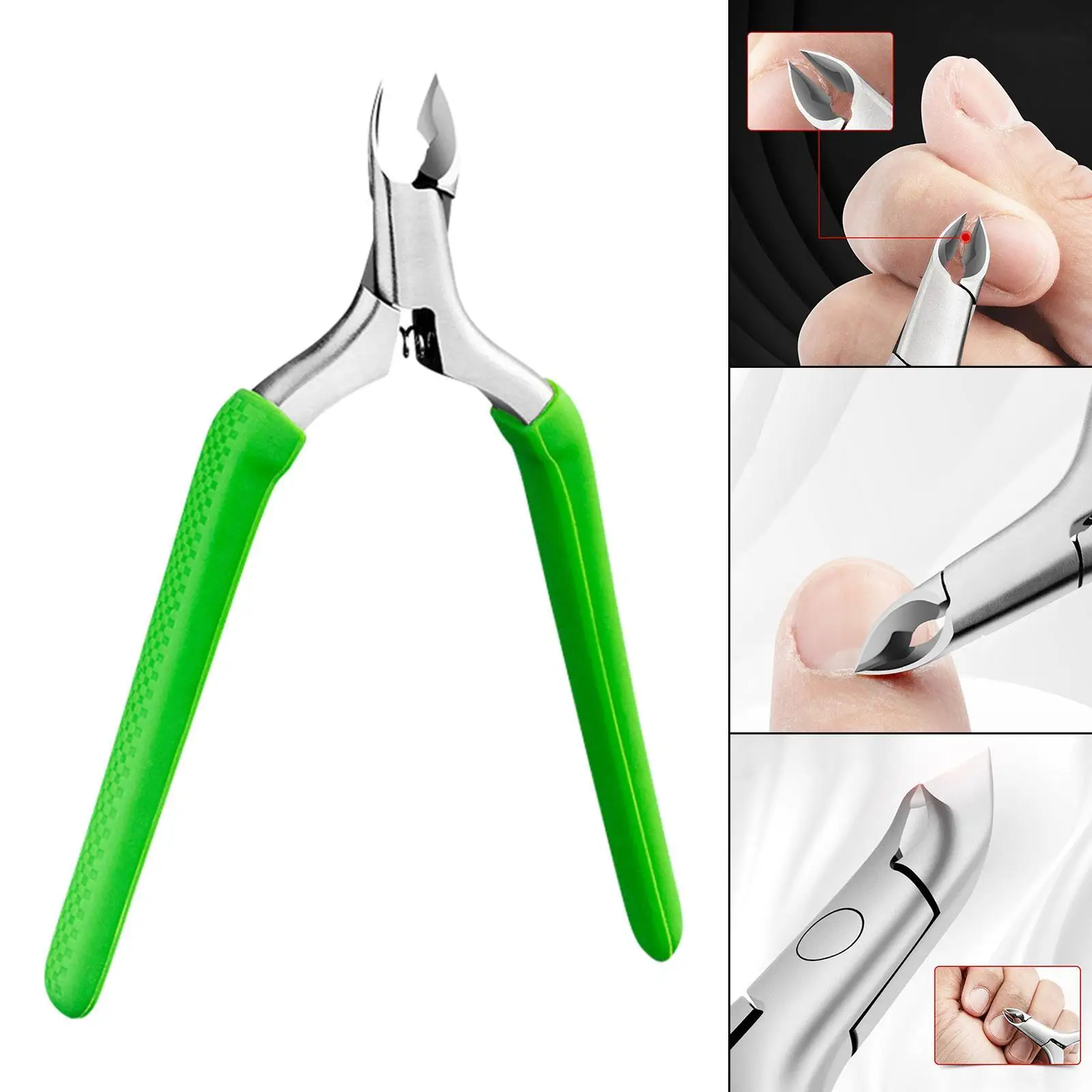 

Professional Cuticle Nippers Manicure Nail Skin Cutter Trimmer Pedicure Pliers Nail Scissors Stainless Steel Toenails