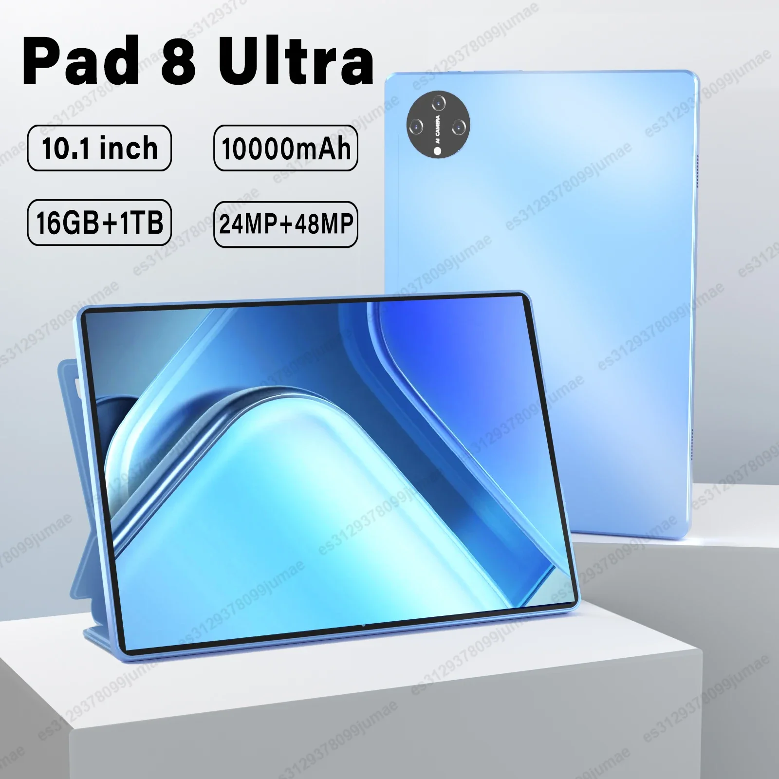 Pad originale 8 ultra Tablet Android 14.0 PC 10.1 pollici 16GB 1TB Tablet 16MP 32MP 10000mAh 10Core