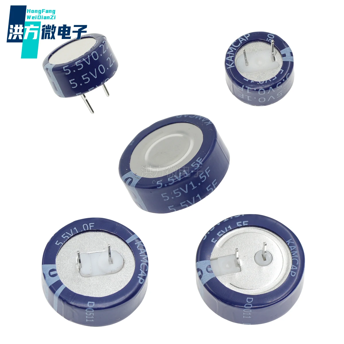 10PCS NEW Original C-type Farad capacitors; Supercapacitors 5.5V 0.1F 0.22F 0.33F 0.47F 1.0F 1.5F Foot spacing 5 Foot spacing 6