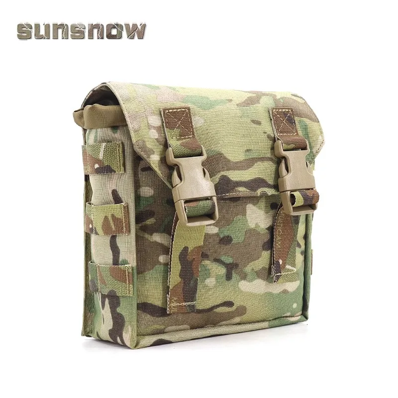 [Made by Sun Snow] Military fan tactical bag multi-terrain camouflage butt bag tactical waist belt bag