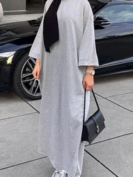 Robe de Soirée pour Femme Musulmane, Abaya Longue, Modeste, Éducative, Dubaï, Arabe, Vêtements Islamiques, Maroc, Ramadan, Eid