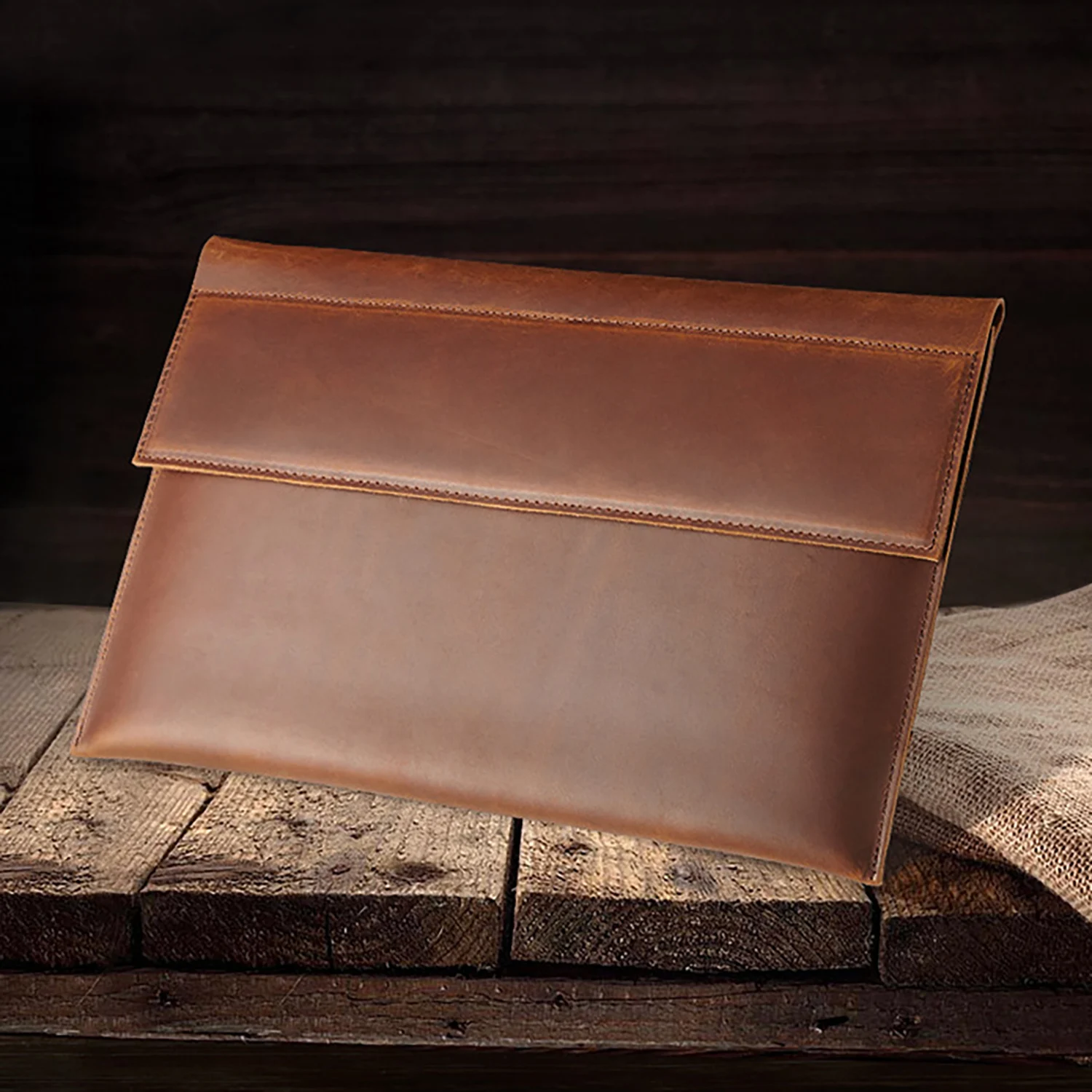 مناسبة لجهاز MacBook Pro 14 13.3 بوصة 33X22.5X 5 سم خفيفة الوزن 280 جرام حافظة جلدية مغناطيسية حقيبة كمبيوتر محمول واقية