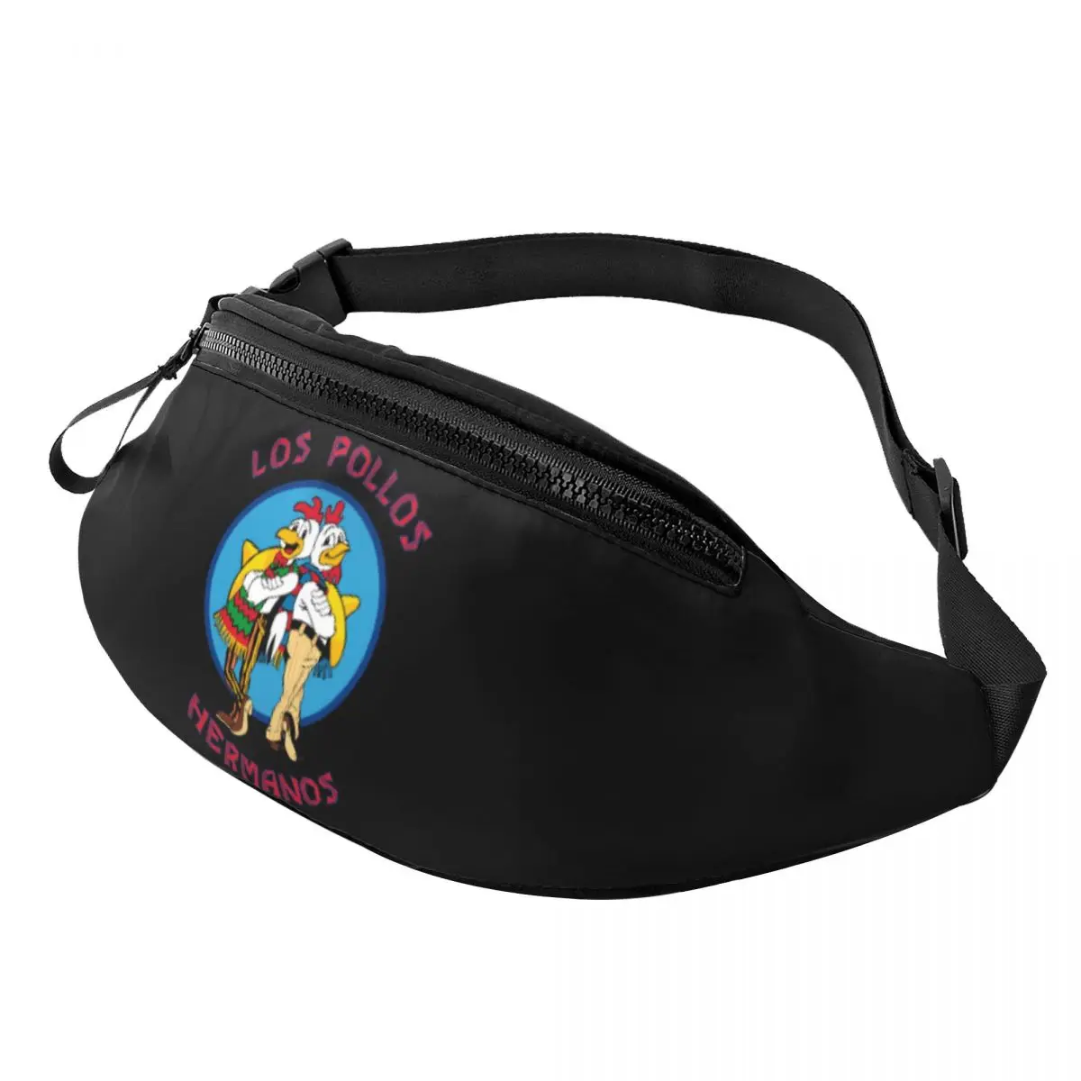 Los Pollos Hermanos Breaking Bad Fanny Pack Voor Vrouwen Mannen Kip Brothers Crossbody Heuptas Reizen Wandelen Telefoon Geld Zakje