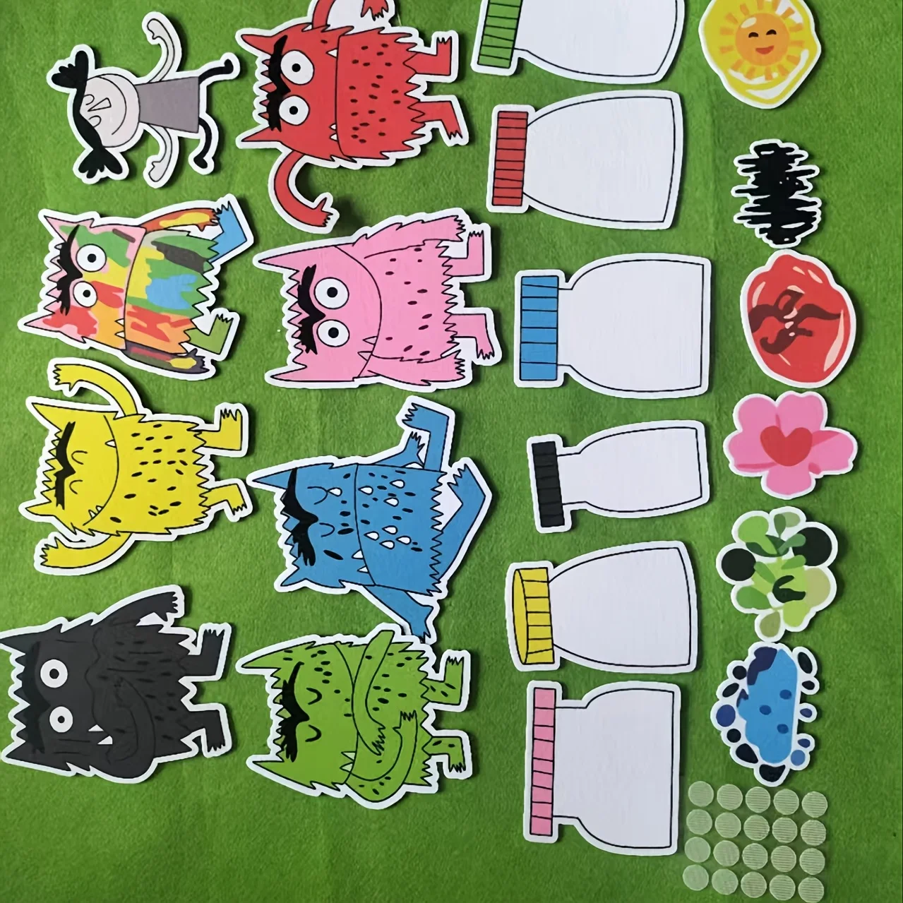 لوحة إدراك وحش العاطفة، مادة كتاب صور وحش العاطفة، مجموعة المعلم، مجموعة تعليمية رواية القصص التفاعلية #6