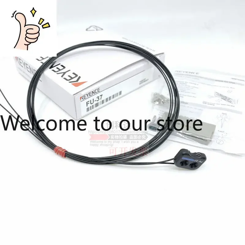 KEYENCE, The New Original FU-37 Reflective Fiber Optic Sensor Quality Assurance For One Year, Spot