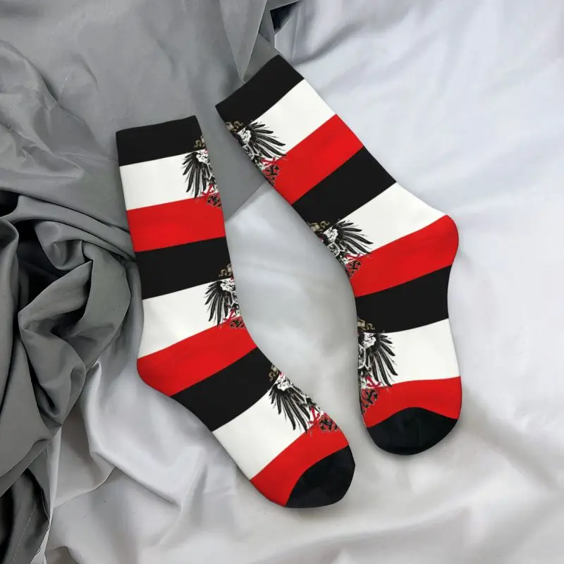 Harajuku Flag Of German Empire Socks Women Men Warm 3D Printed Germany Deutschland Proud Sports Basketball Socks