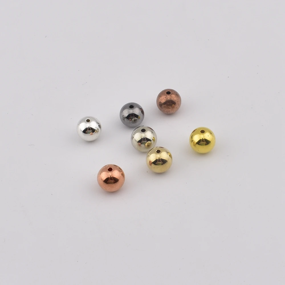 50-400Pcs/Lot 3-10mm Bracelet CCB Beads Diy Accessories Findings Supplies Spacer Beads For Jewelry Making