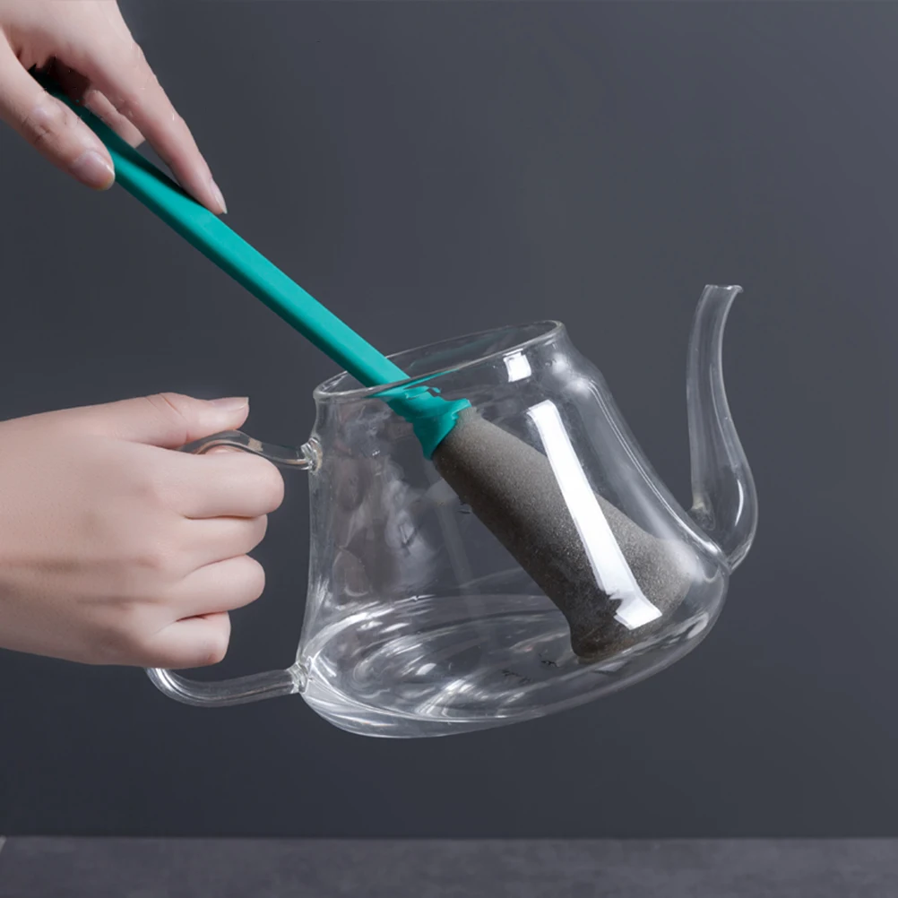 

2PCS Sponge Brush Long H Eco PP Baby Bottle Glass Feeding Water Cup Milk Sponge Baby Bottle Brush Dirt Removal