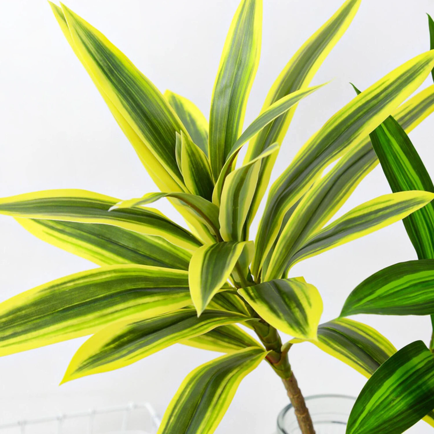 66–98 cm künstlicher Palme aus Kunststoff, Bambuszweig, tropische Topfpflanzen, gefälschtes Gras für Zuhause, Desktop, Pflanzenwanddekoration – Detail 9