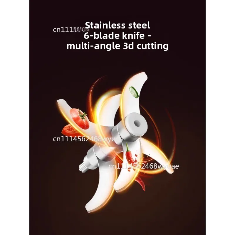 For Cassava Plantain Yam Pounding Machine Stainless Steel Pounder Household Kitchenware 6L Meat Grinder