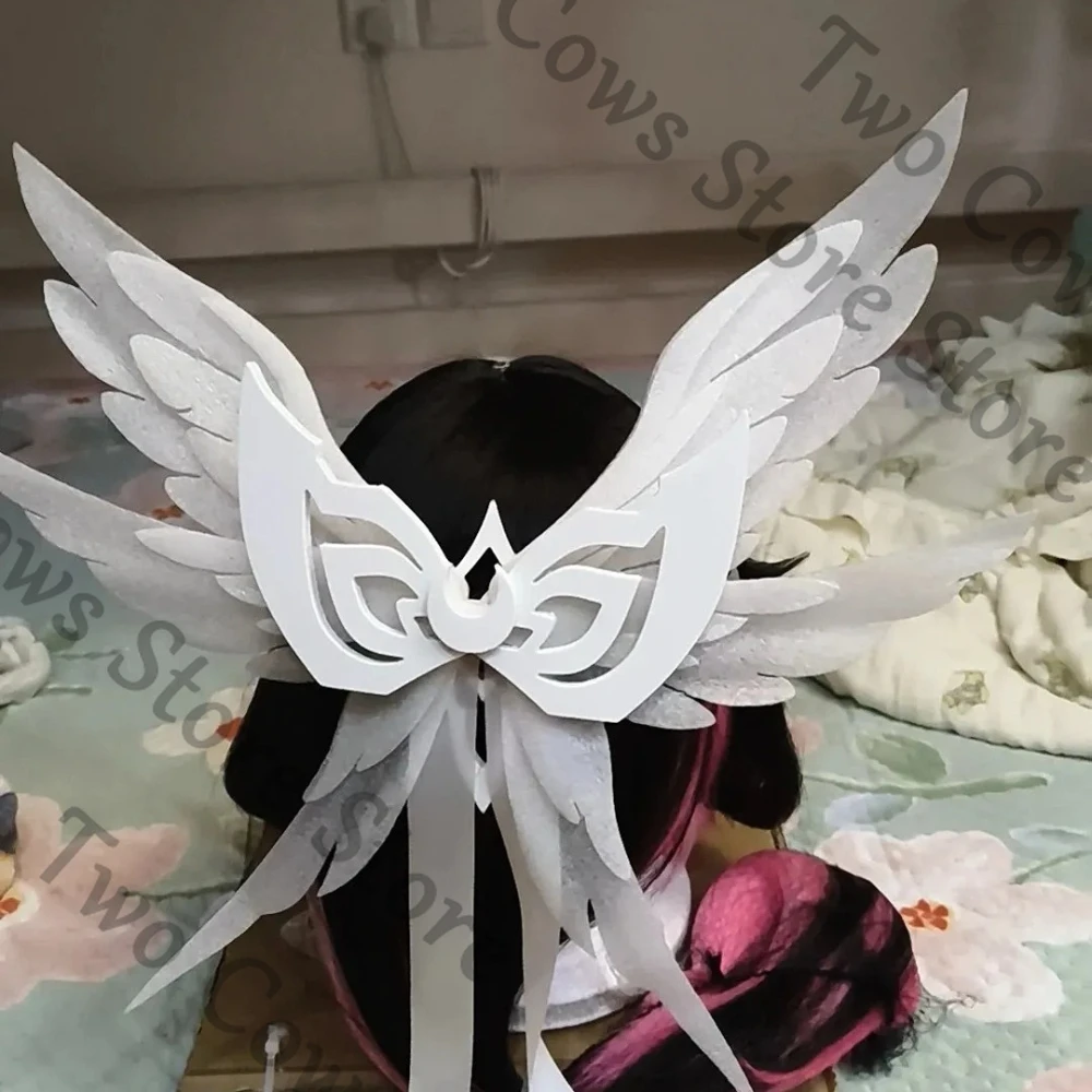 

Genshin Impact Columbina Headwear Wing Character Props 20cm Cosplay hair clip High Quality Ambitus Shine Role Reconstruction