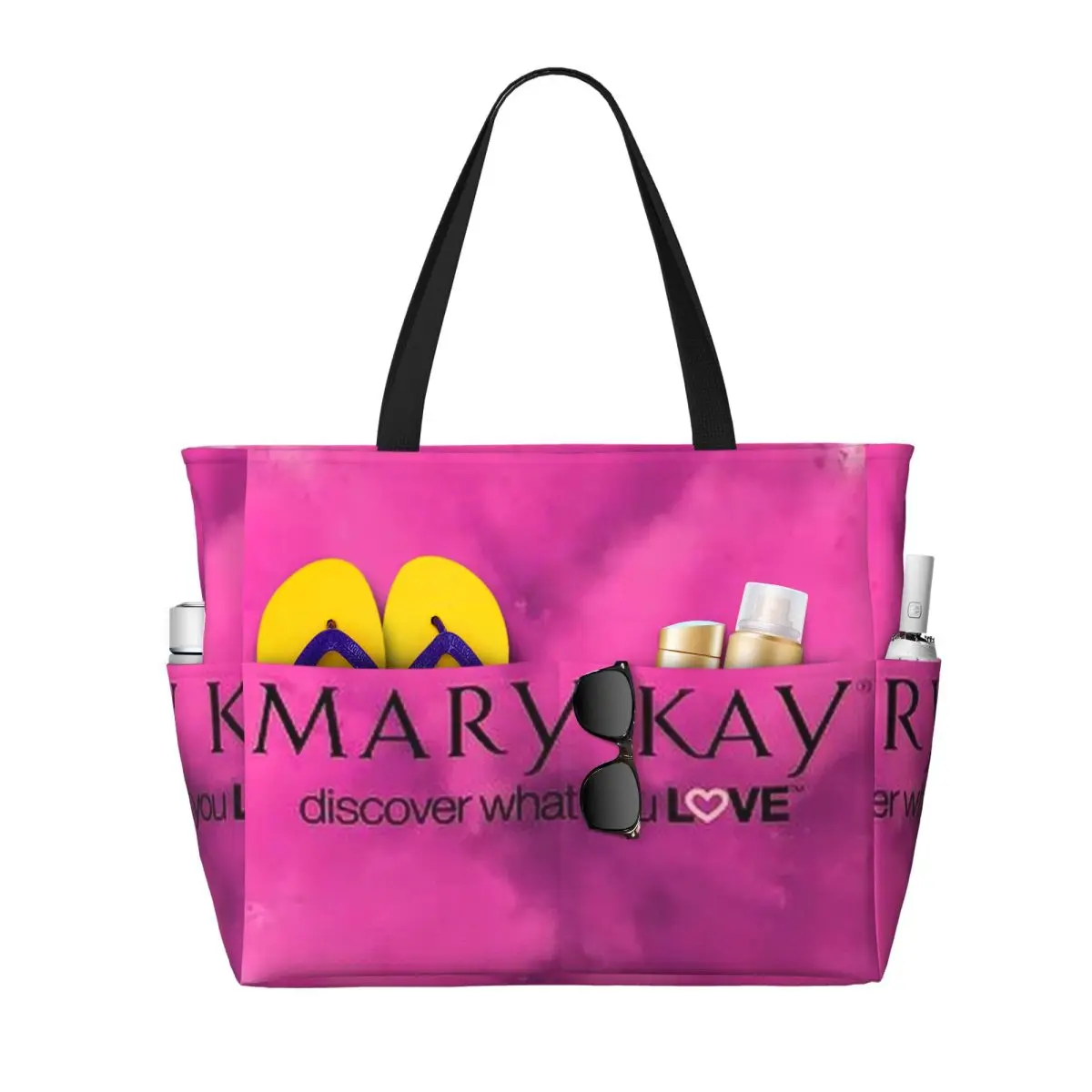 Mary Kay Beach Tote Bag Sport Gym Yoga Duffle Large Tote Bag Women Travel Bag Fitness bag