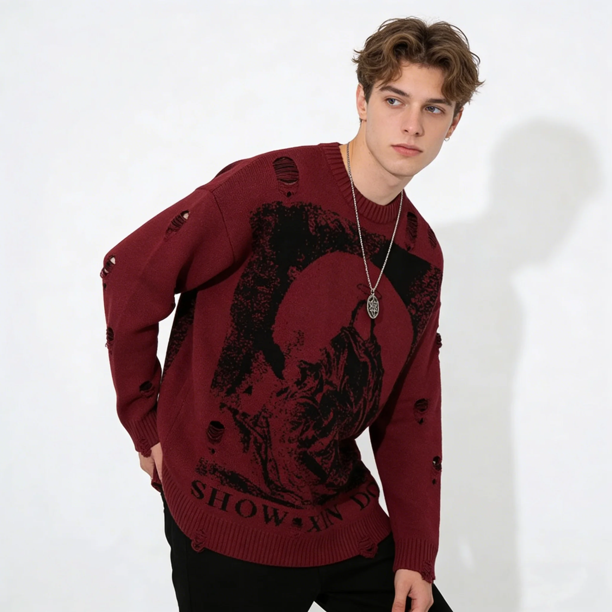 Thumbnail 3 - #19 Latest Oversized Knit Jumpers Offers