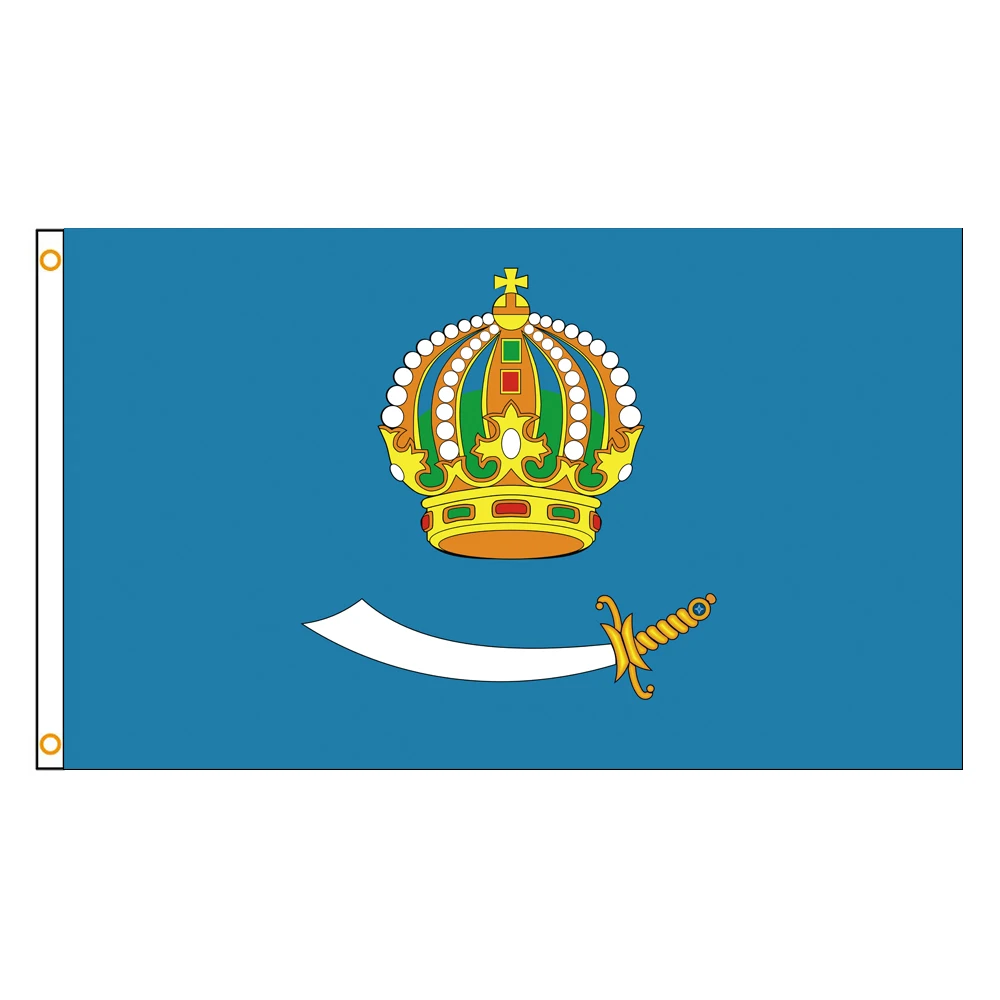 3x5 Ft Astrakhan Oblast Flag Vivid Color an oblast of Russian Federation National Flags Polyester with Brass Grommets