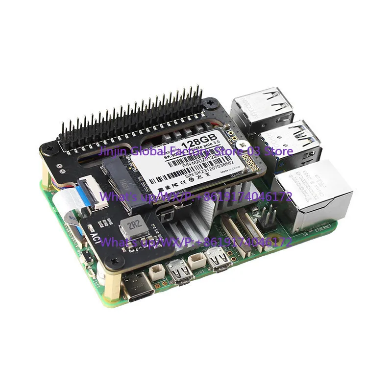 Raspberry Pi 5th generation M.2 hard disk expansion board driver module PCIE to M.2 NVME solid state drive adapter board