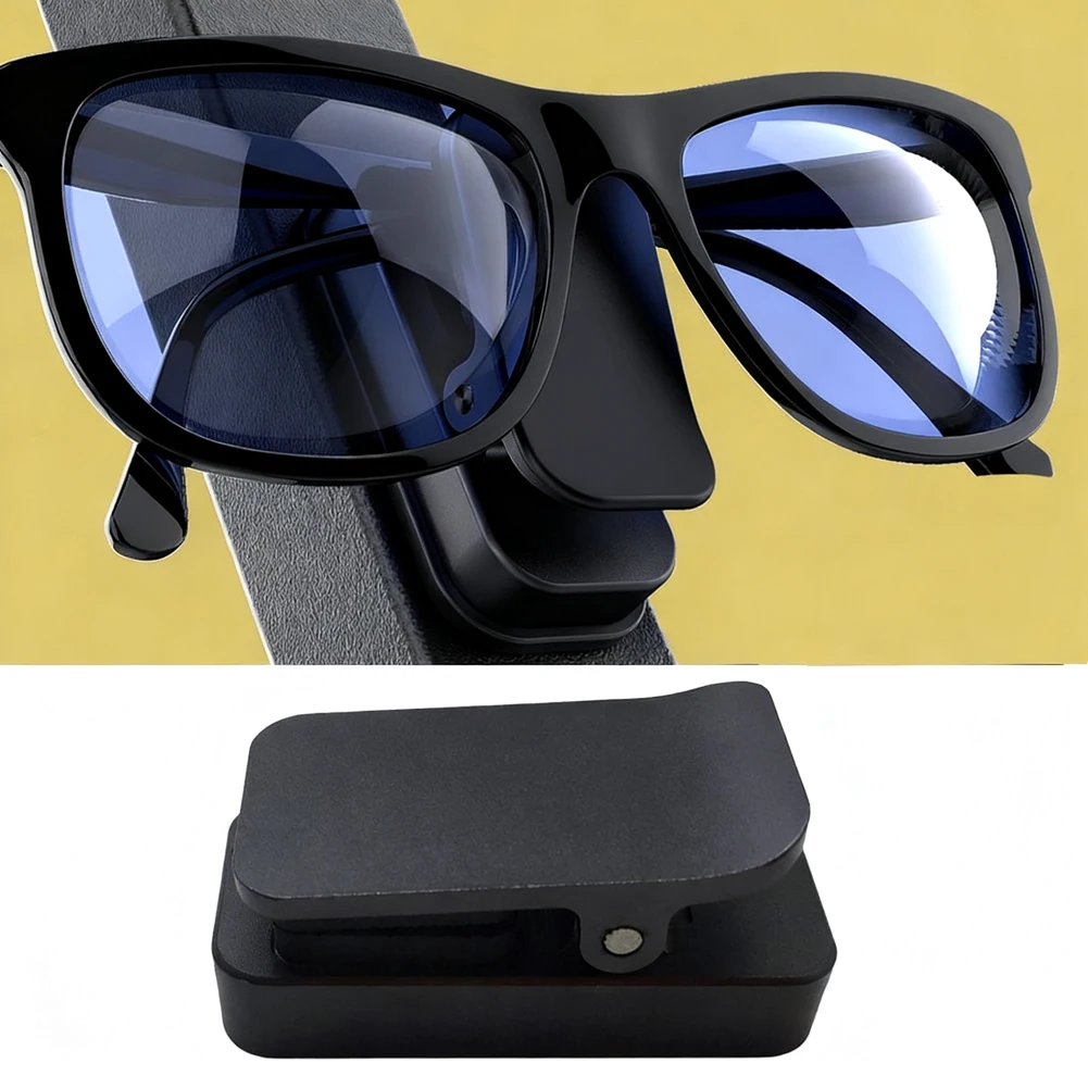 

Car Sunglasses Holder Car Magnetic Clip Card Ticket Holder For Golf Cart Auto Sun Visor Glasses Box Decoration Accessories