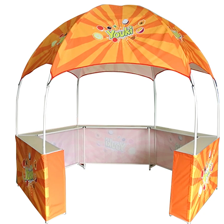 FEAMONT CUSTOM outdoor hexagon Mini gazebo tent foldable kiosk dome tent for sale