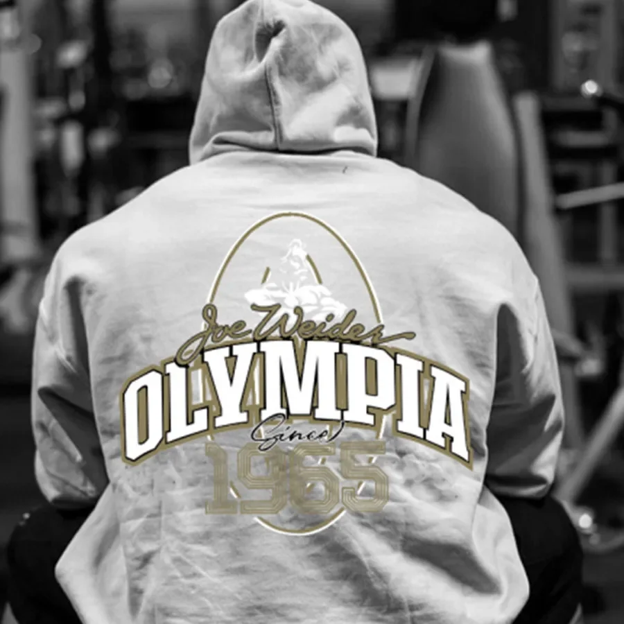 Orsay new fitness sports hoodie men new training pullover hooded autumn loose shirt sportswear fashionable high quality