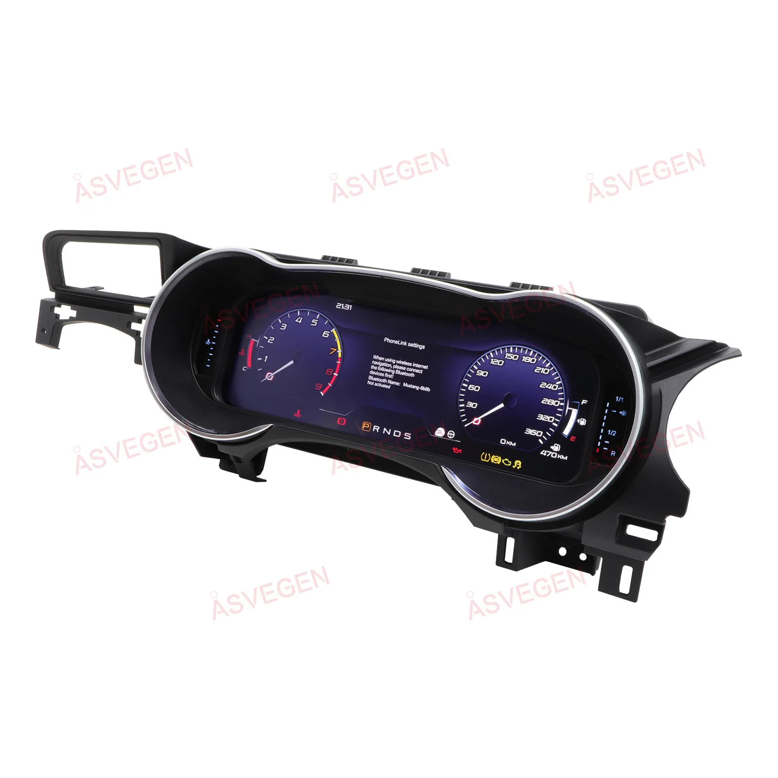 Digital Dashboard Speedometers For Ford Mustang 2015-2021 Left Hand Drive 12.3