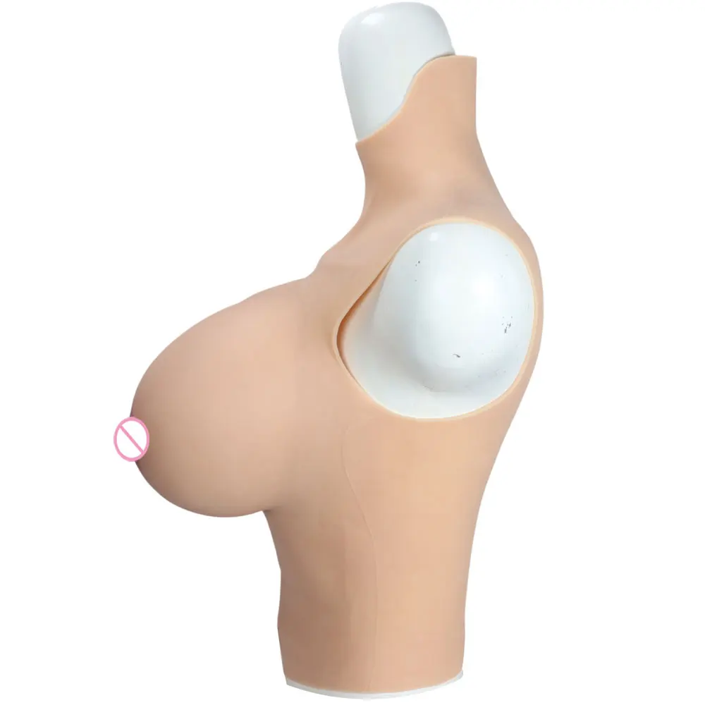 I K Cup Silicone Breast Forms Fake Tits False Boobs Chestplate Sexy Huge for Crossdresser Transgender Drag Sissy Cosplay Chest