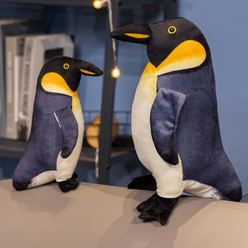 Pingüino suave de peluche de juguete lindo pingüino pareja muñeca juguetes animales de peluche para decoración del hogar para niños adultos regalo de cumpleaños