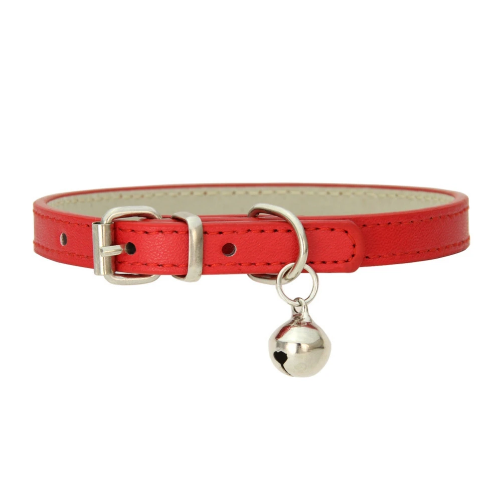 Kat Hond Halsband Voor Puppy Kitten Kleurrijke Pu Kat Kraag Verstelbare Kat Ketting Kraag Ketting Metalen Gesp Pet Accessoires